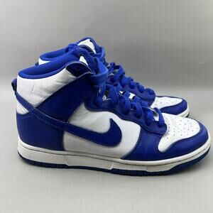 Nike Dunk 2021 High Kentucky Sneakers Men Size 9 Blue White Basketball Mid Shoes